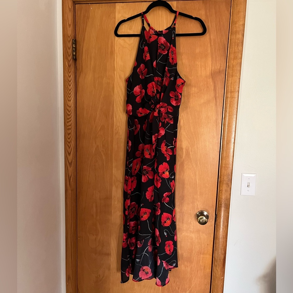 Poppy Floral High-low dress